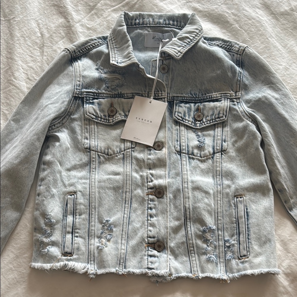 Casual Denim Jacket - Light Blue